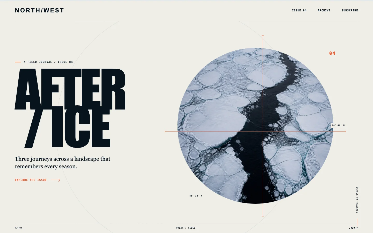 Image-first page — desktop hero